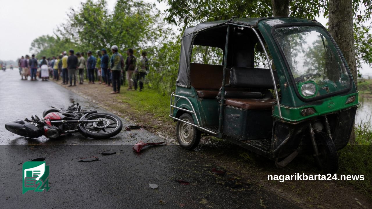 আটঘরিয়ায় অটোবাইকের ধাক্কায় শিশু শিক্ষার্থীর মৃত্যু