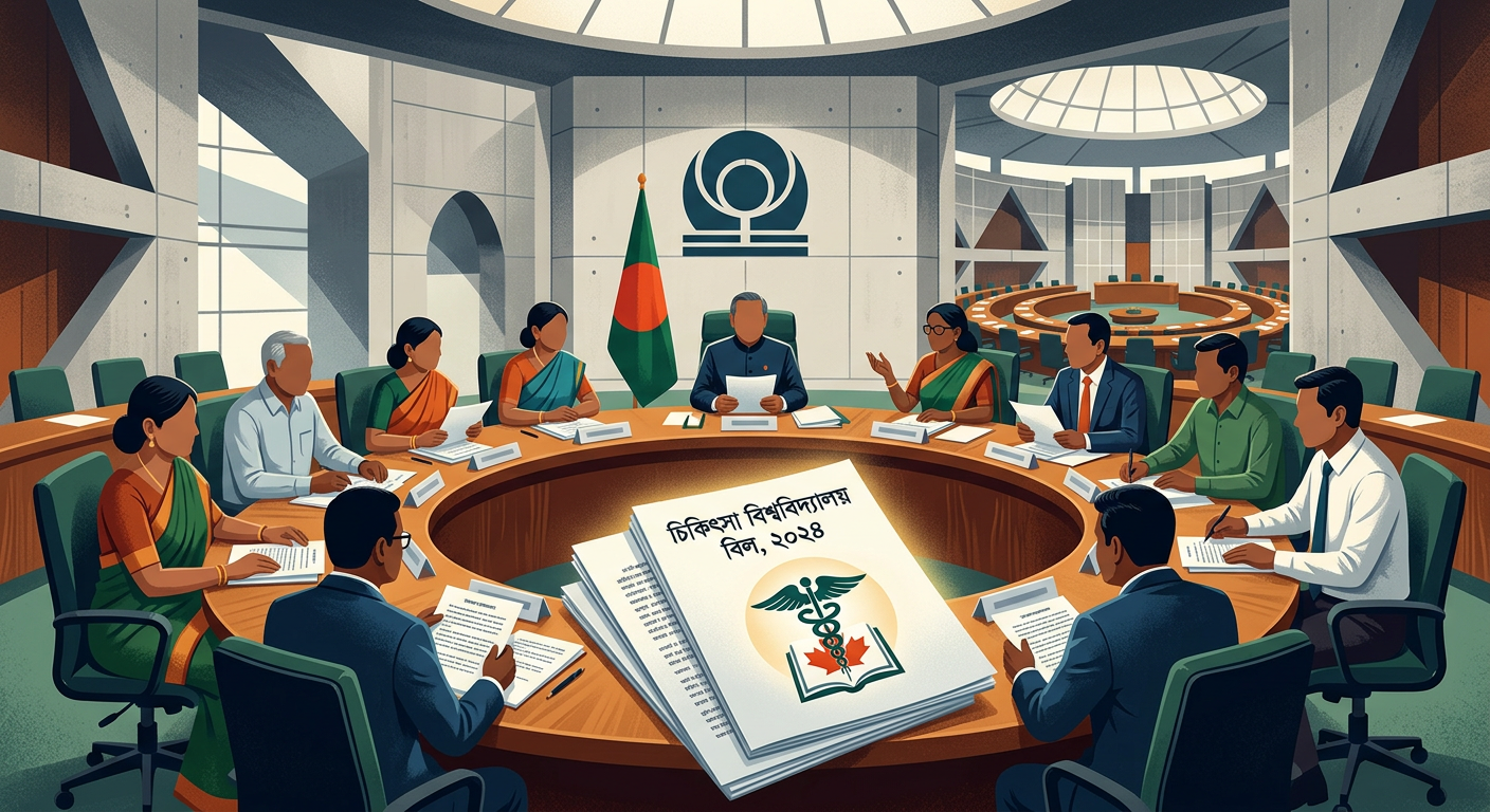 বাংলাদেশ মেডিক্যাল বিশ্ববিদ্যালয় বিলের প্রতিবেদন চূড়ান্ত, অনুমোদনের অপেক্ষায় নতুন আইন