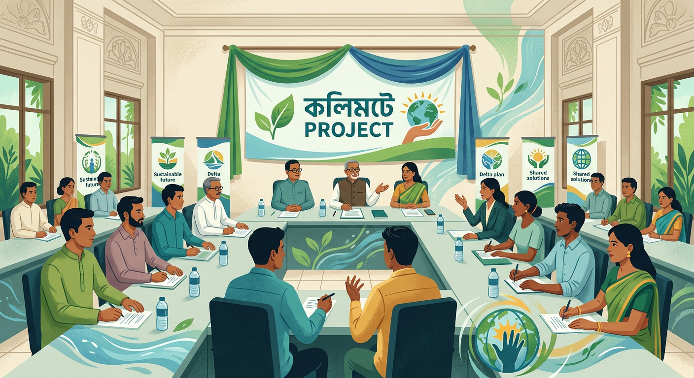শরীয়তপুরে জলবায়ু পরিবর্তন মোকাবিলায় ‘ক্লাইমেট’ প্রকল্পের অবহিতকরণ সভা অনুষ্ঠিত