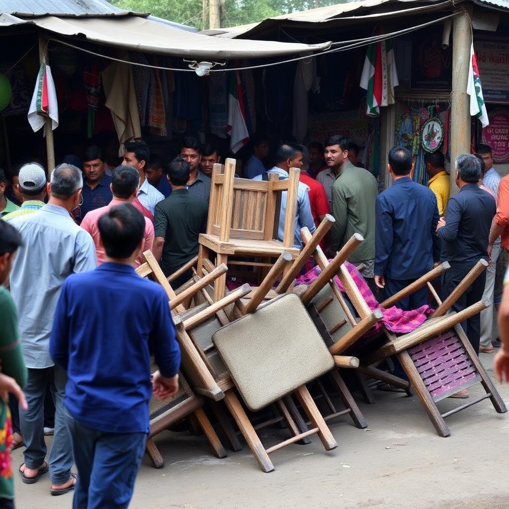 চাটমোহরে বিএনপির দুই গ্রুপের সংঘর্ষে আহত ৮